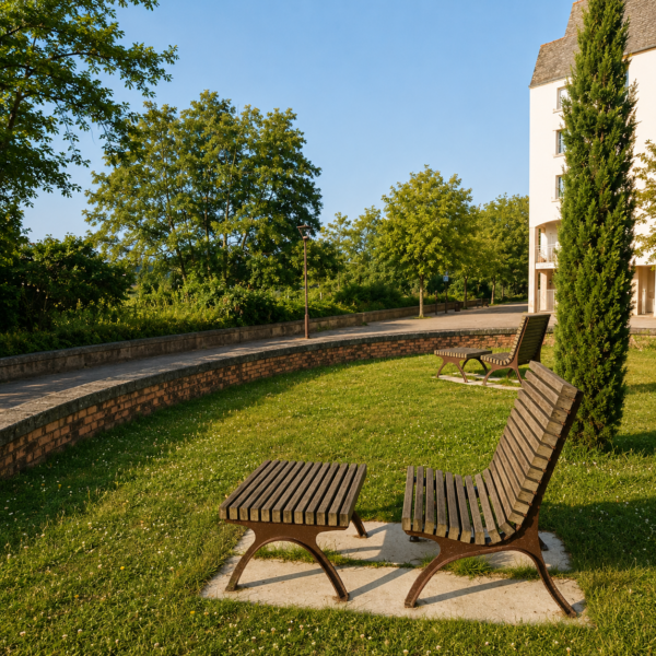 Chaise Pacha - Acier bambou