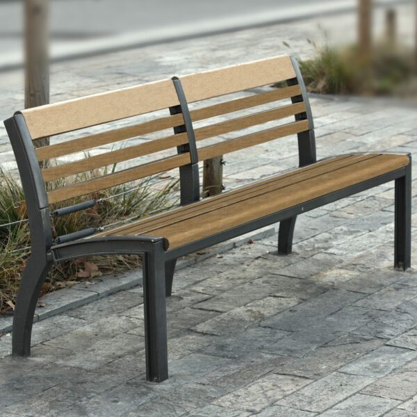 Banc Mercure - Fonte bois