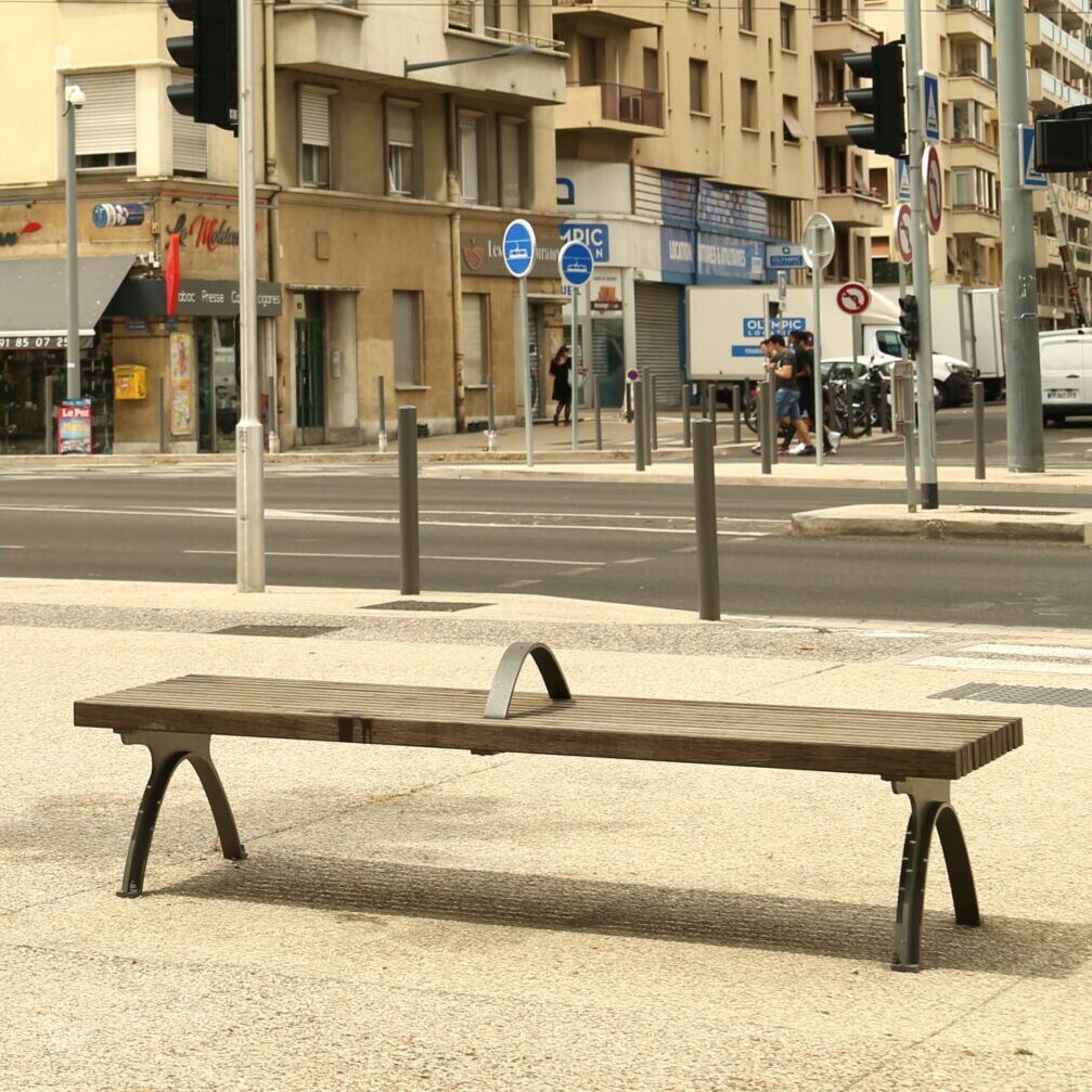 Banquette Pacha - Acier bambou