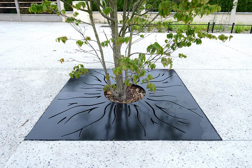 Grille d'arbre Tellus - Acier
